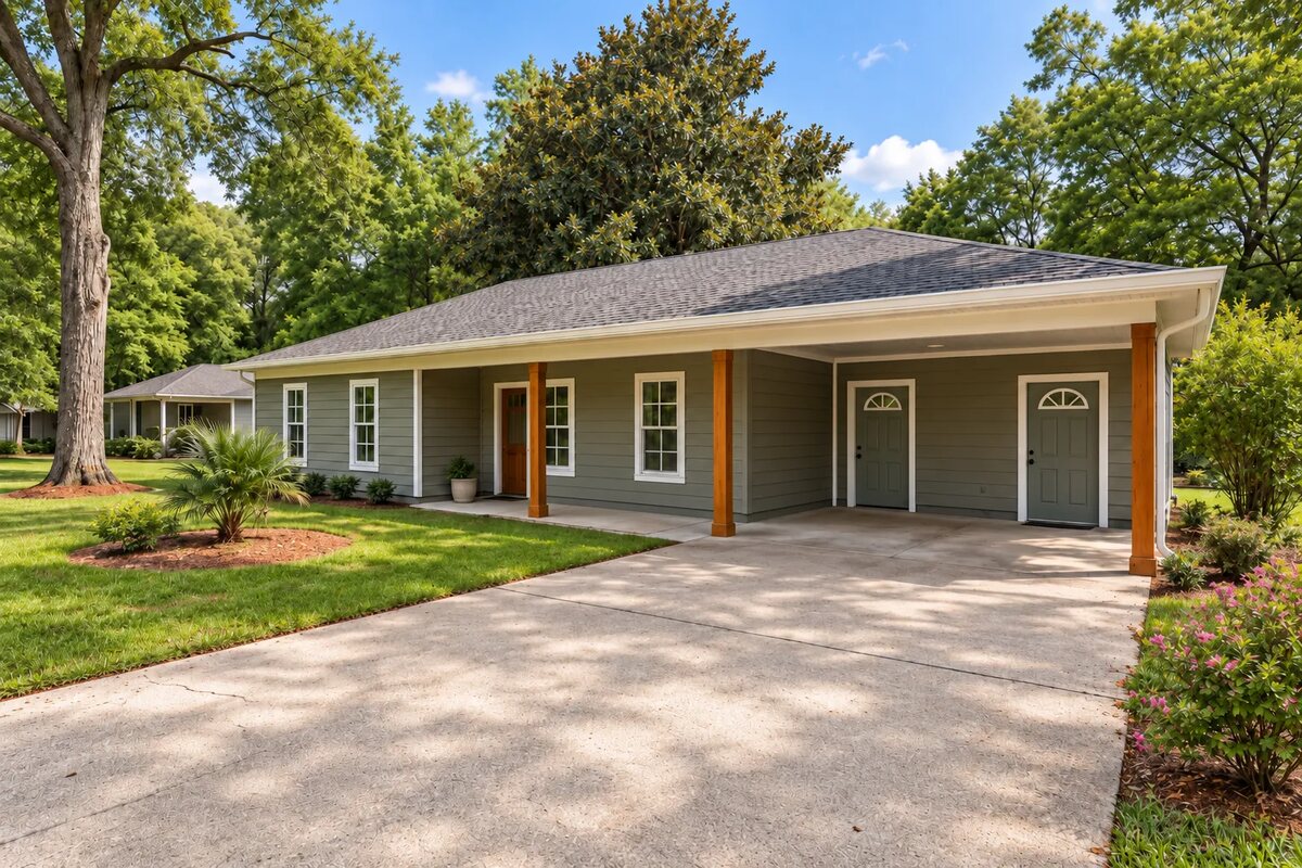 Front exterior of The Modern Retreat